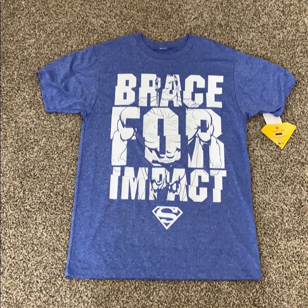 Superman Brace For Impact Tee Men’s Sz S
